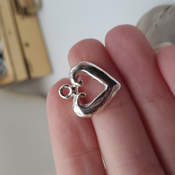 Victorian heart necklace pendant - Picture 2 of 2